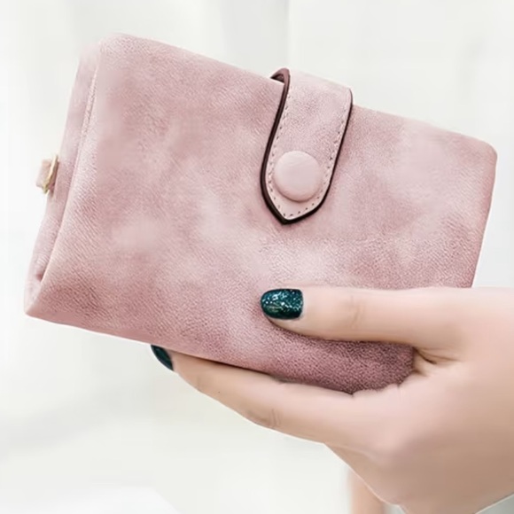 INKMILAN WOMAN’S SMALL FAUX LEATHER FASHION COMPACT BIFOLD WALLET - Picture 2 of 15